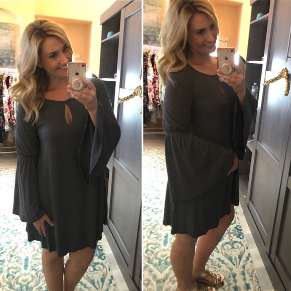 S-L charcoal dress - Picture 2 of 3